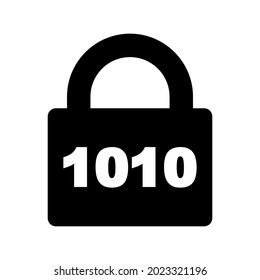 Encryption lock icon.data,safe (vector illustration)