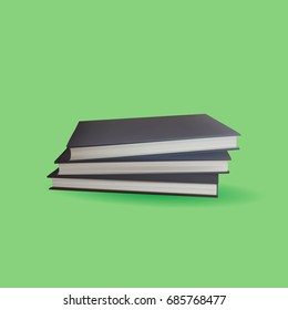 Encyclopedia Book with Green Background