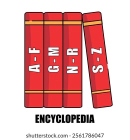 Encyclopedia icon. isolated encyclopedia icon vector illustration