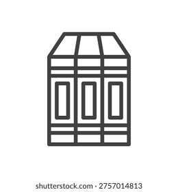 Encyclopedia Icon with Line Style