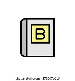 Encyclopedia icon. Simple color with outline vector elements of knowledge icons for ui and ux, website or mobile application