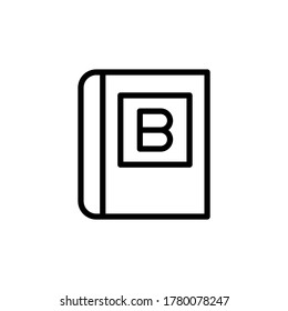 Encyclopedia icon. Simple line, outline vector elements of knowledge icons for ui and ux, website or mobile application