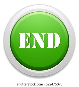 End Button Stock Vector (Royalty Free) 522475075 | Shutterstock