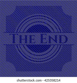 Emblema End con fondo denim de alta calidad