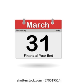 the end of the fiscal year March 31, 2016