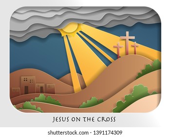 The end of God and Jesus as a vector format. Can be used with various designs.