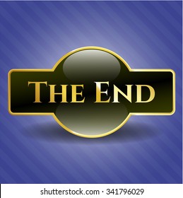 The End gold badge or emblem