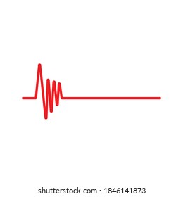 End of the life, deadline heartbeat Illustration EPS Vector