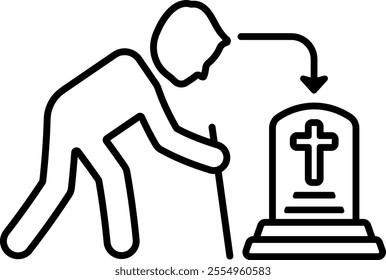 end of life elderly senior death duration of life stages of life aging man 5142