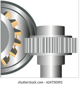 End milling the gear
