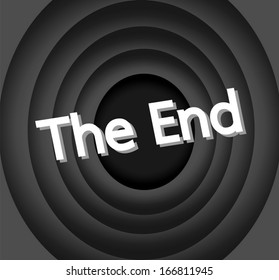 the end Movie ending screen 