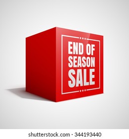 End off season sale red cube.
