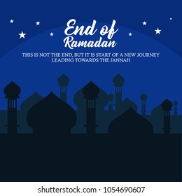 End of Ramadan Illustration