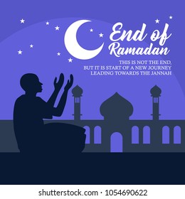 End of Ramadan Illustration