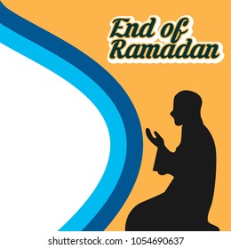 End of Ramadan Illustration