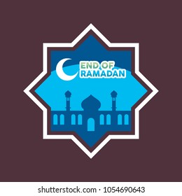 End of Ramadan Illustration