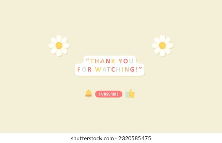 End Screen background. For Video Template, Background, End Screen, Channel, Banner.