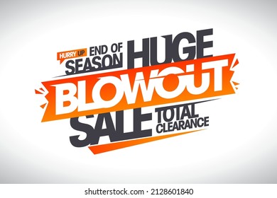 Semi annual sale poster concept, massive savings storewide, total clearance  Stock Vector