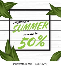 End Of Summer Sale banner design template