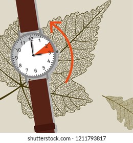 End of summertime - 1 hour backward