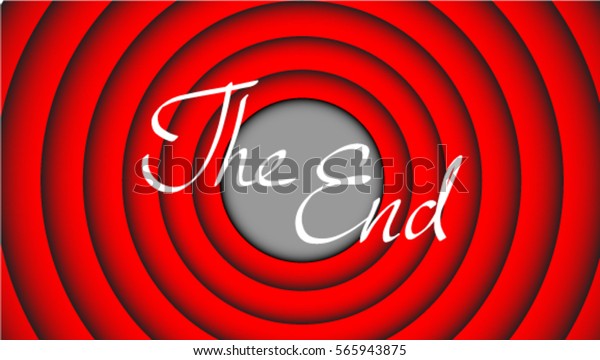 End Title Stock Vector (royalty Free) 565943875