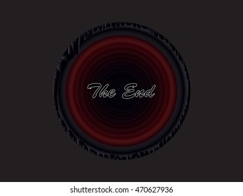 The end typography.