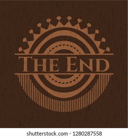The End wooden emblem
