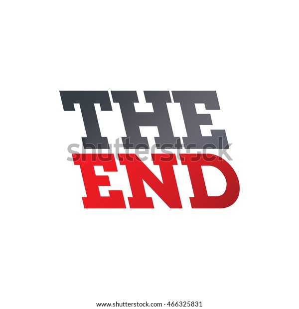 end-word-art-stock-vector-royalty-free-466325831-shutterstock