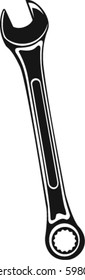 End Wrench Vector Illustration