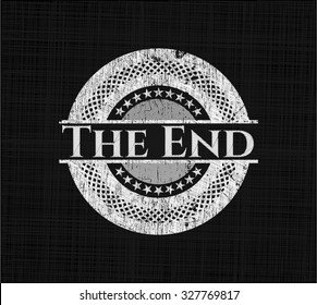 The End written on a chalkboard