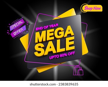 End of year mega sale ,special offer 60 percent off