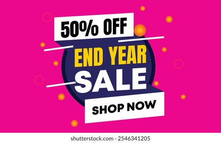 end year sale banner design for web or social media, background, gift card, coupon, label, wallpaper background, gift card,wallpaper abstract vector design.