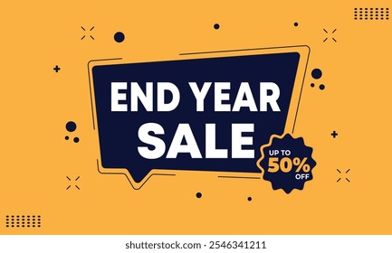 end year sale banner design for web or social media, background, gift card,wallpaper abstract vector design.