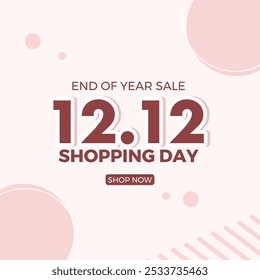 end year sale banner flat design vector