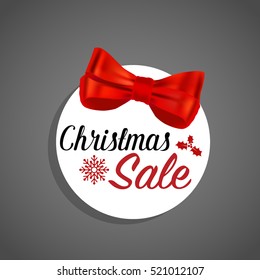 End of year sale, Christmas sale design template. Sale Coupon, voucher, tag. Vector illustration