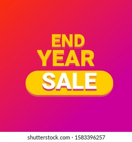 End Year Sale Gradient Red Purple