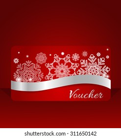 End of year sale price tag, sale coupon, voucher. Christmas template Design vector illustration.