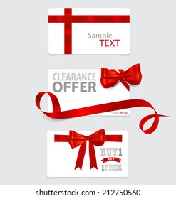 End of year sale savings labels set, price tag, sale coupon, voucher. Modern Style template Design vector illustration.