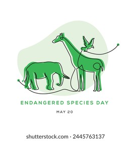 Endangered Species Day, held on 20 May.