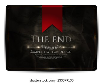 The end-card design