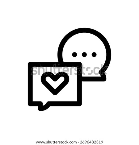 Endearing vector design of love letter with heart, perfect for messages, greetings, and sentiment themes