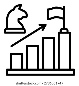 Endgame Strategy Icon Element For Design