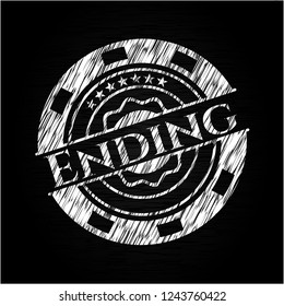 Ending chalk emblem