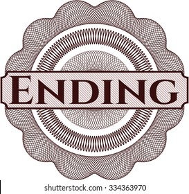 Ending money style rosette