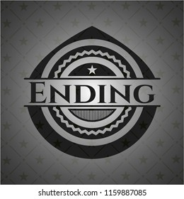 Ending realistic dark emblem