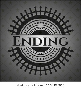 Ending realistic dark emblem