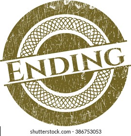 Ending rubber seal