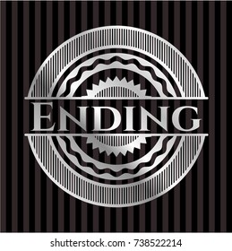 Ending silver shiny badge
