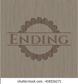 Emblema de madera