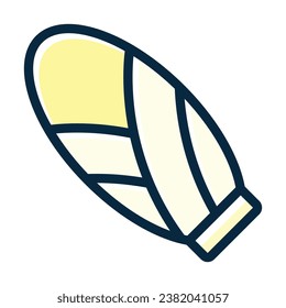 Endive Vector Thick Line Filled Dark Colors Icons For Personal And Commercial Use.
